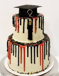 * tint reserved 1/4 cup cream . Tiered Graduation Cake Intensive Cake Unit