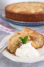 German peach kuchen in this video i show you how to make the delicious and unique peach kuchen. German Apfelkuchen German Apple Custard Cake Recipe International Desserts Blog