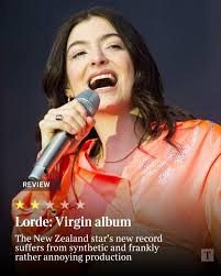 She shouldn't worry. David Bowie didn't hail Lorde as the future of music  for nothing; she's an ultra talented one-off who will unquestionably make  classic albums again. This one, though, sounds like