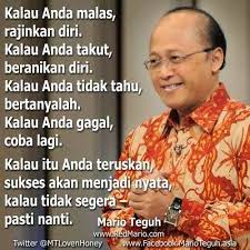 36 Kata Kata Bijak Mario Teguh Tentang Kehidupan Tetap Menginspirasi