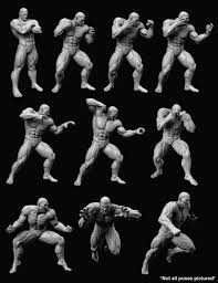 Total Aggression Pose Pack 3d Models And 3d Software By Daz 3d Anatomy Poses Action Pose Reference Fighting Poses