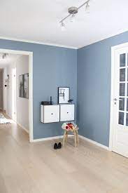 Denim Drift Arets Farge Fra Nordsjo Apartment Living Room Design Feature Wall Living Room Denim Drift Living Room
