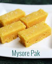 Mysore Pak Recipe Traditional Mysore Pak Diwali Sweets Raks Kitchen Recipe Recipes Indian Food Recipes Diwali Sweets