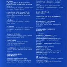 Caratula Interior Frontal De Erreway Tiempo Portada