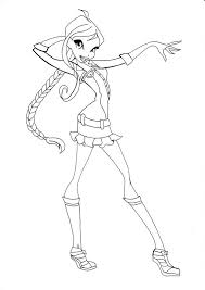 Winx Club Oc Blossom Winx Club Coloring Books Blossom