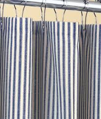 Classic Stripe Ticking Stripe Shower Curtain 72w By Kirtamdesigns 110 00 Striped Shower Curtains Ticking Stripe Curtains Country Shower Curtain
