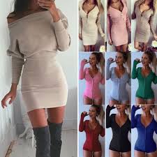 Sweater Knitting Women Sweater Mini Sweater Dress Sweater Dress Women