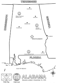 This is a coloring page that features a united states postage stamp that honors alabama statehood. Alabama Coloring Page Printable Coloring Pages Coloring Pages History Printables