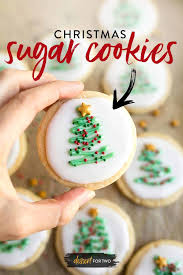 See more ideas about winter cookie, cookies, cookie decorating. Christmas Sugar Cookie Cut Outs Dessert For Two