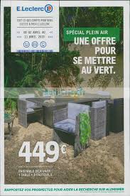 Trouvez votre annonce de salons de jardin d'occasion à vendre ou acheter parmi nos débarras salons de jardin occasions sur paruvendu mondebarras. Leclerc Le Nouveau Catalogue Du 02 Au 13 Avril 2019 Est Disponible Decouvrez Les Bons Plans Du Dernier Catalogue