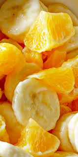 Banana And Orange Salad Lemon Olives Exploring Greek Food And Culture The Mediterranean Lifestyle And Traveling Greece Recipe Orange Salad Banana Salad Orange Fruit Salad