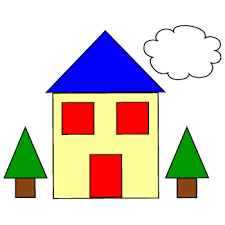 Part of our job as moms is preparing our children for school. House Or Home Paper Craft Shapes Practice Preschool Printable Activities