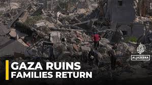 Gaza City in ruins as Palestinians ...