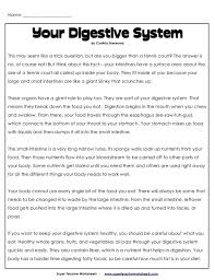 This website has hundreds of free math printables, handwriting practice sheets, spelling lists, reading comprehension stories, math games, grammar worksheets, writing prompts, and science activities. Digestive System Human Body Super Teacher Worksheets Phpapp01 Thumbnail Mad Minute Math Human Body Super Teacher Worksheets Worksheets Adapted Math Worksheets One Inch Graph Paper Free Printable Money Worksheets Arithmetic Calculations Examples