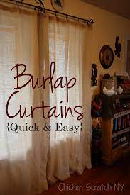 Burlap Curtain Tutorial Burlap Curtains Diy Diy Curtains Burlap Curtains