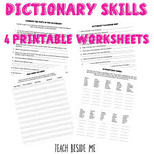 How To Teach Dictionary Skills To Kids Dictionary Skills Dictionary Activities Word Families