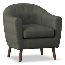 Homelegance 1192 Gy Lucille Mid Century Modern Gray Linen Fabric Accent Chair Fabric Accent Chair Mid Century Accent Chair Accent Chairs