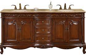 Maybe you would like to learn more about one of these? 72 Inch Antique Brown Double Sink Bathroom Vanity Travertine Traditional Victorian Bathroom Vanities And Sink Consoles By Shopladder Houzz