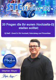 Jetzt dj für hochzeit oder event buchen! 20 Fragen An Den Hochzeits Dj By Stephan Mayer Issuu