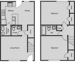 Simple Base Townhouse Floor Plan Floor Plans Townhouse Townhouse Apartments