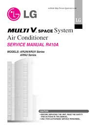 7k, 9k, 12k, 18k, 24k cooling only model. Lg R410a Service Manual Pdf Download Manualslib