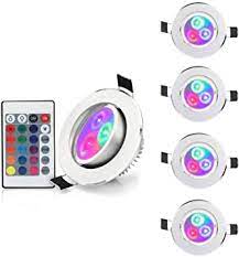 These tips and tricks help you install retrofit recessed lighting cleanly and with greater ease. Pack Of 5 Led Color Changing Recessed Lighting 3w Rgb Downlight Retrofit Fixture 3 Inch Gimbal Recessed Lighting 16 Color Changing Ceiling Light Amazon Com