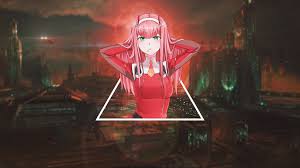 Anime manga kirby, zero two, white, logo png. Wallpaper Anime Girls Picture In Picture Zero Two Darling In The Franxx 1920x1080 Peymant 1261103 Hd Wallpapers Wallhere