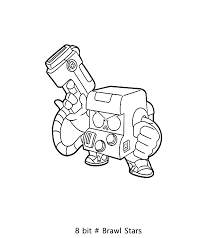 Brawl Stars Para Colorear 8 Bit