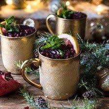 Spicy Pomegranate Moscow Mule Half Baked Harvest Recipe Thanksgiving Drinks Christmas Cocktails Easy Half Baked Harvest