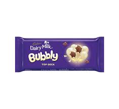 Red deck wins — 8.71% ; Cadbury Bubbly Slab Top Deck 1 X 150g Large Chocolate Slabs Slabs Chocolates Snacks Biscuits Sweets Food Makro Online Site