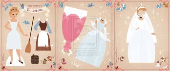 Cinderella Paper Doll Paper Dolls Princess Paper Dolls Paper Dolls Book