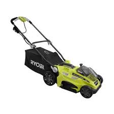 Comparison of ryobi lawn mowers based on specifications, reviews and ratings. Ryobi 16 In One 18 Volt Lithium Ion Hybrid Battery Walk Behind Push Lawn Mower 4 0 Ah Battery Charger Included P1120 The Home Depot Lawn Mower Battery Push Lawn Mower Cordless Lawn Mower
