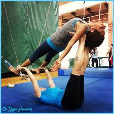 yoga poses 2 person easy