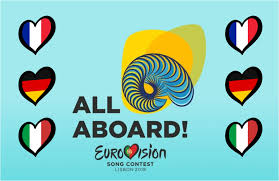 Флаги в виде сердец «евровидения». Eurovision 2018 Preview Part 13 France Germany Italy Dimivision
