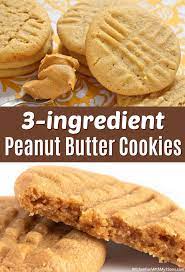 3 Ingredient Peanut Butter Cookies Soft Peanut Butter Cookies Peanut Butter Cookie Recipe Best Peanut Butter Cookies