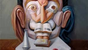 Famous Faces In Optical Illusion Paintings Optical Illusion Paintings Illusion Paintings Illusion Art