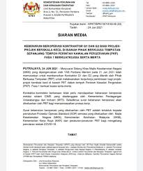 Portal rasmi pihak berkuasa tempatan negeri kedah (pbt) negeri kedah darul aman Kpkt On Twitter Siaran Media Kebenaran Beroperasi Kontraktor G1 Dan G2 Bagi Projek Projek Berskala Kecil Di Bawah Pihak Berkuasa Tempatan Sepanjang Tempoh Perintah Kawalan Pergerakan Pkp Fasa 1 Berkuatkuasa Serta Merta Https T Co Guxotymww6