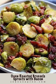 Honey Roasted Brussels Sprouts With Bacon Recipe Thanksgiving Recipes Side Dishes Veggies Honey Roasted Brussel Sprouts Sprout Recipes