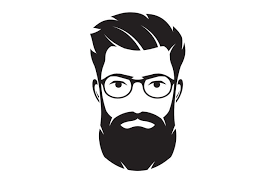 Bearded Men Face Hipster Character Vector Illustration Beard Illustration Hipster Illustration Male Face