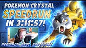 Will hopefully beat the world record soon. My First Completed Pokemon Crystal Speedrun With Raikou Youtube