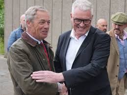 Farage buddies up with Lee Anderson for 'red wall' take on Bad Boys: Ride  or Die | Politics | The Guardian