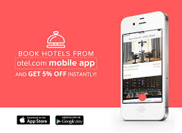 Otel Com Mobile App Banner Application Design Banner Hotel Booking Reservation