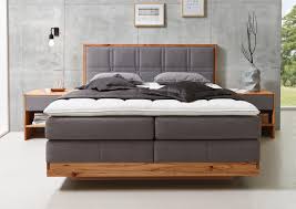 Boxspringbett 180 200 Cm In Grau Buchefarben Online Kaufen Xxxlutz Bett Aus Paletten Schlafzimmer Komplettes Schlafzimmer