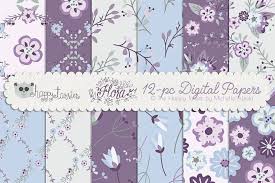 6 floral backgrounds floral patterns download design. Flower Digital Papers And Seamless Pattern Designs Flora 01 Purple Pink And Light Blue Flower Floral Patterns Backgrounds By Michelle Alzola Thehungryjpeg Com