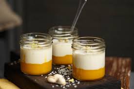 Kaki Joghurt Mousse Mein Heimvorteil Kokos Panna Cotta Lebensmittel Essen Dessert Ideen