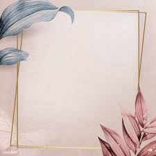 Download Premium Illustration Of Golden Frame On Leafy Background Mockup In 2020 Watercolor Pattern Background Butterfly Background Gold Wallpaper Background