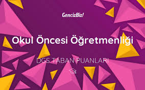 Tam 25 öğretmenlik bölümünün 2021 taban puanları ve başarı sıralaması bu sayfada. Okul Oncesi Ogretmenligi Dgs Taban Puanlari 2021 Gencizbiz