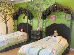 Bedroom Drop Dead Gorgeous Twin Kid Enchanted Forest Bedroom Decoration Using Light Green Tree Bedroom Wall Mur Bedroom Themes Forest Bedroom Tree Bedroom Wall