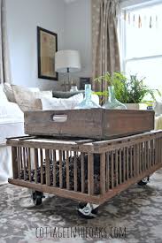 Say a prayer for steady hands, the best possible outcome, and a. Diy Vintage Chicken Crate Coffee Table Cottage In The Oaks