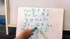 According to the real academi. How To Write The Alphabet Letters In French Kdps Youtube